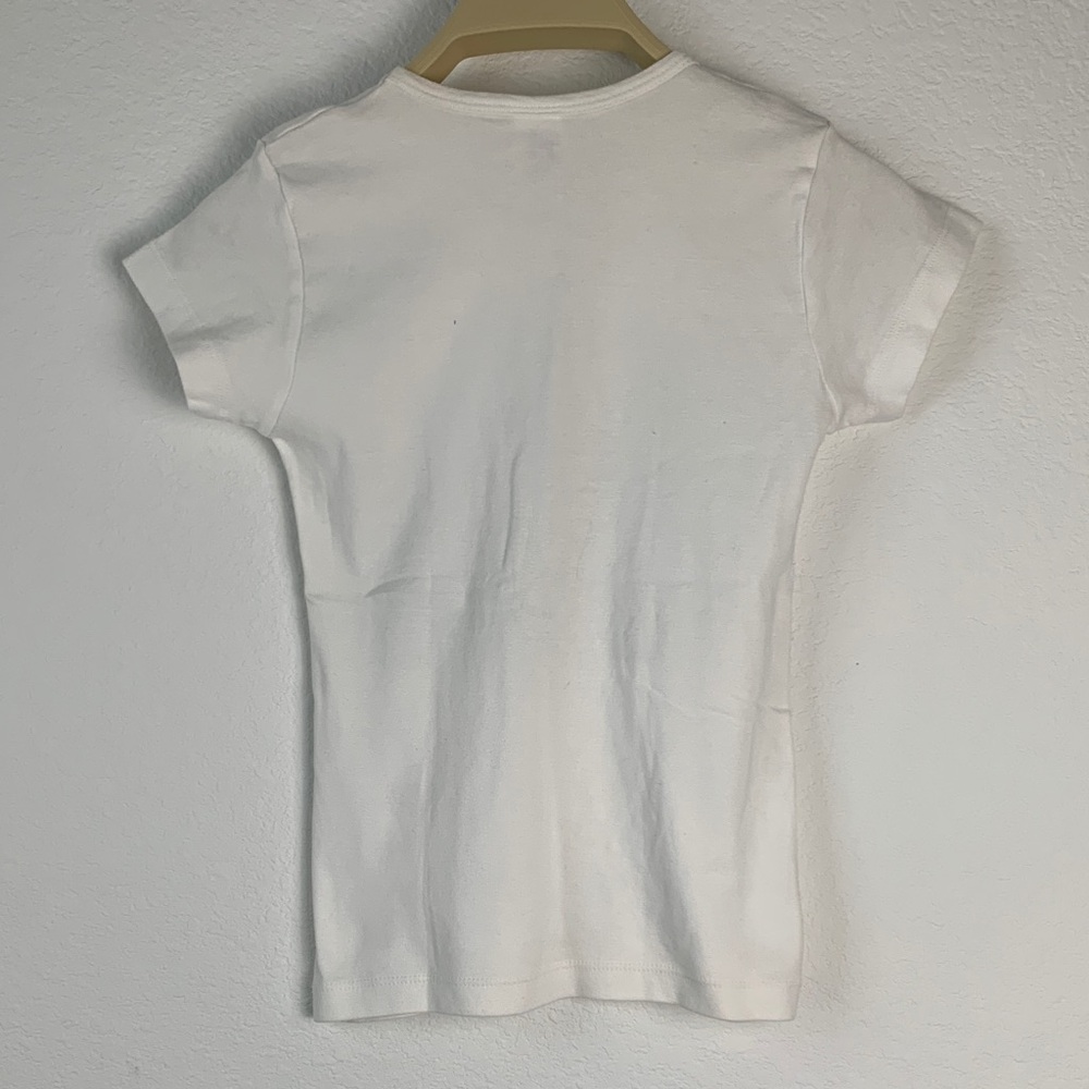 Kids' White Tee with Black and Green HI Graphic Hawaii - Picture 2 of 2